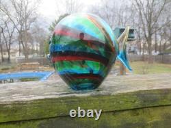 LUIGI MELLARA MURANO Hand Blown FISH Sculpture