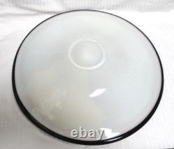 Large 13.5 Unsigned Hand-Blown Murano Glass Millefiori Statement Piece Bowl
