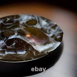 Large 14.5 Inch Murano Style Hand Blown Art Glass Charger Plate Signed 2001