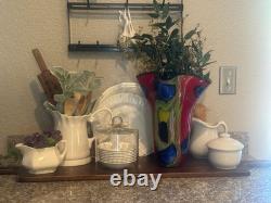 Large Exquisite possible Murano hand blown glass vase, perfect condition