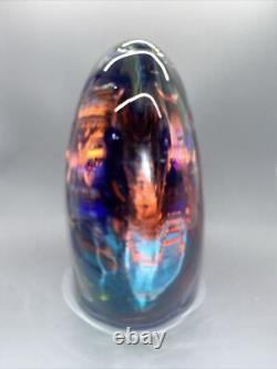 Large Heavy 14 Pound Murano Style Hand Blown Glass Fish Aquarium