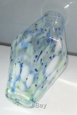 Large Italian Murano Vertro Eseguito Art Glass Vase Fantastic Shape