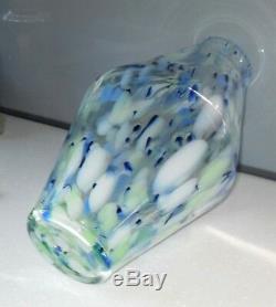 Large Italian Murano Vertro Eseguito Art Glass Vase Fantastic Shape