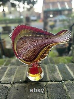 Large Murano Art Glass Fish Sculpture 14 1/2 high Breathtaking