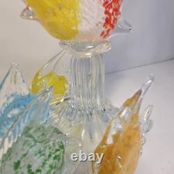 Large Murano Italian Hand Blown Glass Fish Sculpture