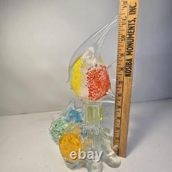 Large Murano Italian Hand Blown Glass Fish Sculpture