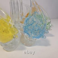 Large Murano Italian Hand Blown Glass Fish Sculpture