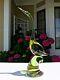 Large Vintage Murano Cenedese Glass Green Heron Bird Made In Italy 17.5 Tall