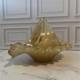 Linea Astuni Italian Hand Blown Murano Style Art Glass Bowl & Basket Set