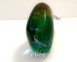 Lorraine Canada Art Glass Bull Italian Hand Blown Sculpture Figurine Taurus VTG