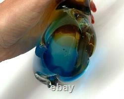 Lorraine Canada Art Glass Bull Italian Hand Blown Sculpture Figurine Taurus VTG