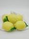 Lot Of 5 Vintage Murano Style Hand Blown Glass Lemon Decoration Fake Fruit Decor