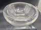 Luciano Vistosi Bola Hand Blown Murano Glass Double Walled Bowl Centerpiece