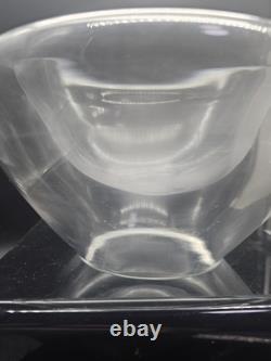 Luciano Vistosi Bola Hand Blown Murano Glass Double Walled Bowl Centerpiece