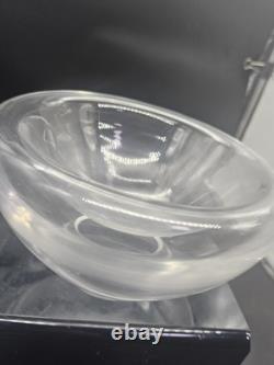 Luciano Vistosi Bola Hand Blown Murano Glass Double Walled Bowl Centerpiece