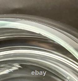 Luciano Vistosi Bola Hand Blown Murano Glass Double Walled Bowl Centerpiece