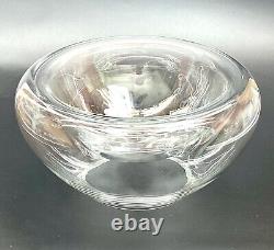 Luciano Vistosi Bola Hand Blown Murano Glass Double Walled Bowl Centerpiece