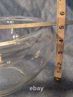 Luciano Vistosi Bola Hand Blown Murano Glass MCM Double Wall Bowl (Invisible?)