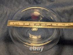Luciano Vistosi Bola Hand Blown Murano Glass MCM Double Wall Bowl (Invisible?)