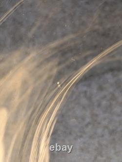 Luciano Vistosi Bola Hand Blown Murano Glass MCM Double Wall Bowl (Invisible?)