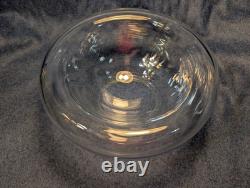 Luciano Vistosi Bola Hand Blown Murano Glass MCM Double Wall Bowl (Invisible?)