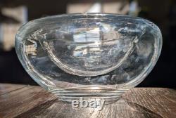 Luciano Vistosi Bola Hand Blown Murano Glass MCM Double Wall Bowl (Invisible?)
