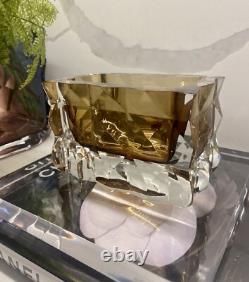 Luxury mbar Murano Hand Blown Glass Vase Hand Cut