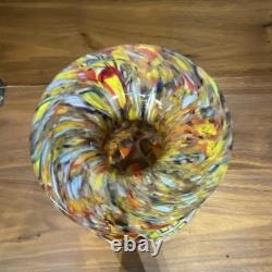 MAKE ME AN OFFER! Millefiori Murano Hand Blown Vase. Beautiful Vintage MCM