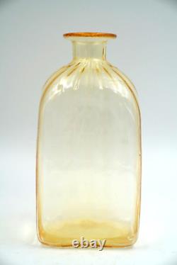 MCM MURANO Glass Bottle Decanter Venini Ponti Hand blown