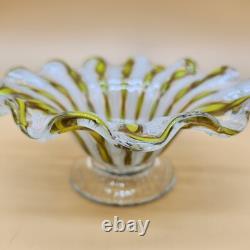 MCM Murano Made in Italy, Italian Hand Blown Art Glass Bowl Highly Collectable