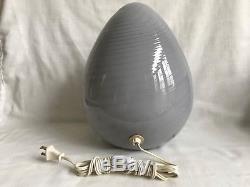 MID Century Venetian Murano Italy Hand Blown Egg Glass Lamp Venini Vetri Vistosi