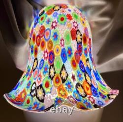 MILLEFIORI Original Hand blown MURANO Italian Glass Lamp Shade/pendant