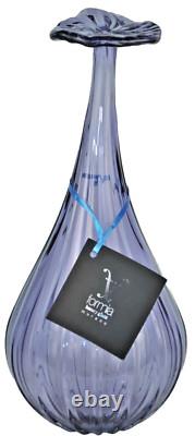 MURANO Art Glass Lavender Fiorellini Vase by FORMIA Italy Hand Blown New