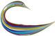 MURANO Art Glass Swimming Bird Figurine by Formia Striped Hand Blown Italy New