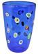 MURANO Art Glass Vase Cobalt Blue Murrine Gambaro & Poggi Hand Blown Italy New