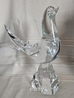 MURANO Glas Large DOVE Made In Italy Hand Blown Glass by LICIO ZANETTI