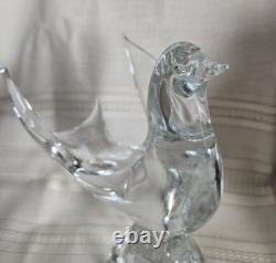 MURANO Glas Large DOVE Made In Italy Hand Blown Glass by LICIO ZANETTI