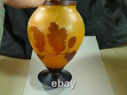 MURANO Italy VINTAGE Swirl Millefiori Spatter ART GLASS Vase hand blown COLORFUL