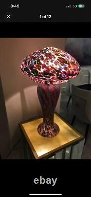 MURANO MILLEFIORI HAND BLOWN ART GLASS LAMP By FRATELI