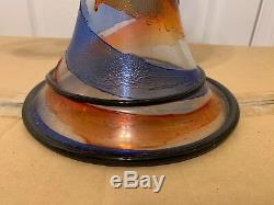 Mario Badioli Murano Art Glass Face Vase 22 Museum Pc Picasso Influence Signed