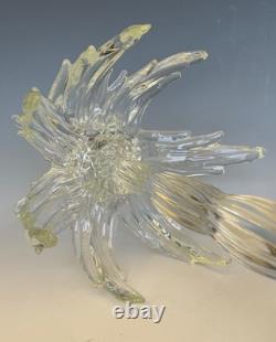 Marked Icet Arte Murano Hand Blown Glass Palm Tree Sculpture