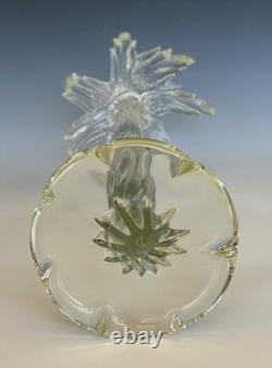 Marked Icet Arte Murano Hand Blown Glass Palm Tree Sculpture