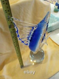 Marlin Murano Style Glass Sculpture Hand blown Glass- gorgeous