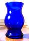 Massive Cobalt Blue Hand Blown Art Glass Vase 14 Murano Style 10.8lbs