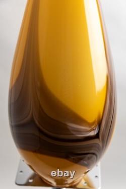 Mid 20th Century Vintage Italian Murano Hand Blown Glass Vase