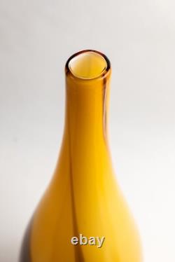 Mid 20th Century Vintage Italian Murano Hand Blown Glass Vase