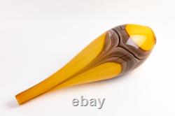 Mid 20th Century Vintage Italian Murano Hand Blown Glass Vase