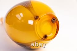 Mid 20th Century Vintage Italian Murano Hand Blown Glass Vase