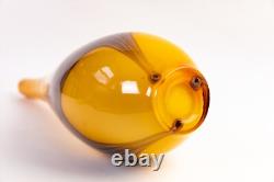 Mid 20th Century Vintage Italian Murano Hand Blown Glass Vase