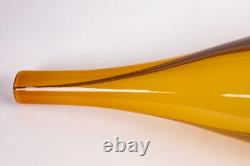 Mid 20th Century Vintage Italian Murano Hand Blown Glass Vase